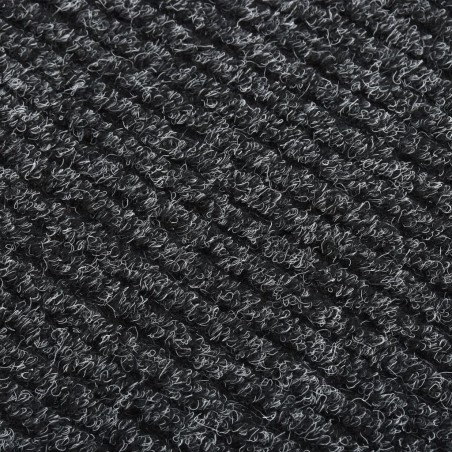 vidaXL Alfombra de pasillo atrapa suciedad 100x350 cm gris antracita