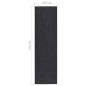 vidaXL Alfombra de pasillo atrapa suciedad 100x350 cm gris antracita vidaXL Alfombra de pasillo atrapa suciedad 100x350 cm gris antracita