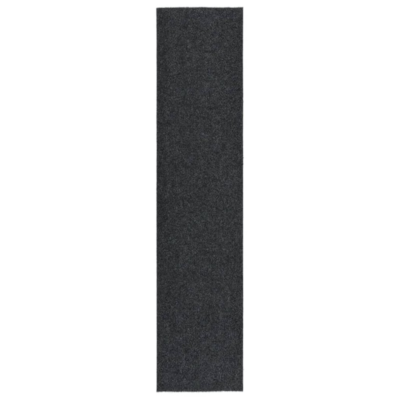 vidaXL Alfombra de pasillo atrapa suciedad 100x450 cm gris antracita