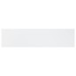 vidaXL Estante estantería 4uds contrachapada blanco brillo 40x10x1,5cm
