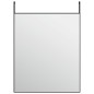 vidaXL Espejo de puerta cristal y aluminio negro 50x60 cm vidaXL Espejo de puerta cristal y aluminio negro 50x60 cm