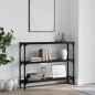 vidaXL Mesa consola madera de ingeniería negra 100x22,5x75 cm vidaXL Mesa consola madera de ingeniería negra 100x22,5x75 cm
