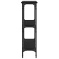 vidaXL Mesa consola madera de ingeniería negra 100x22,5x75 cm vidaXL Mesa consola madera de ingeniería negra 100x22,5x75 cm