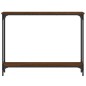 vidaXL Mesa consola madera de ingeniería marrón roble 100x22,5x75 cm vidaXL Mesa consola madera de ingeniería marrón roble 100x22,5x75 cm