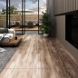vidaXL Lamas para suelo PVC autoadhesivas 5,21 m² 2mm madera deslavada vidaXL Lamas para suelo PVC autoadhesivas 5,21 m² 2mm madera deslavada