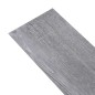 vidaXL Lamas para suelo PVC autoadhesivas 5,21 m² 2mm gris madera mate vidaXL Lamas para suelo PVC autoadhesivas 5,21 m² 2mm gris madera mate