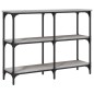 vidaXL Mesa consola madera de ingeniería gris Sonoma 100x29x75 cm vidaXL Mesa consola madera de ingeniería gris Sonoma 100x29x75 cm