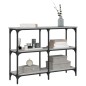 vidaXL Mesa consola madera de ingeniería gris Sonoma 100x29x75 cm vidaXL Mesa consola madera de ingeniería gris Sonoma 100x29x75 cm