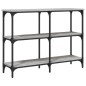 vidaXL Mesa consola madera de ingeniería gris Sonoma 100x29x75 cm vidaXL Mesa consola madera de ingeniería gris Sonoma 100x29x75 cm