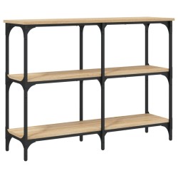 vidaXL Mesa consola madera de ingeniería roble Sonoma 100x29x75 cm