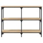 vidaXL Mesa consola madera de ingeniería roble Sonoma 100x29x75 cm vidaXL Mesa consola madera de ingeniería roble Sonoma 100x29x75 cm