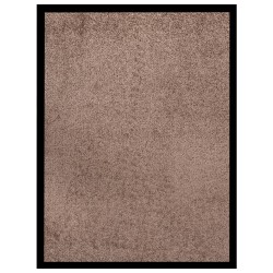 vidaXL Felpudo marrón 60x80 cm