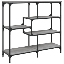 vidaXL Mesa consola madera contrachapada gris Sonoma 103x32x95 cm