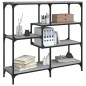 vidaXL Mesa consola madera contrachapada gris Sonoma 103x32x95 cm vidaXL Mesa consola madera contrachapada gris Sonoma 103x32x95 cm