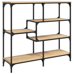 vidaXL Mesa consola madera contrachapada roble Sonoma 103x32x95 cm