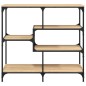 vidaXL Mesa consola madera contrachapada roble Sonoma 103x32x95 cm vidaXL Mesa consola madera contrachapada roble Sonoma 103x32x95 cm