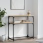 vidaXL Mesa consola madera de ingeniería roble Sonoma 75x35,5x75 cm vidaXL Mesa consola madera de ingeniería roble Sonoma 75x35,5x75 cm