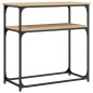 vidaXL Mesa consola madera de ingeniería roble Sonoma 75x35,5x75 cm vidaXL Mesa consola madera de ingeniería roble Sonoma 75x35,5x75 cm