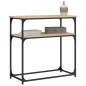 vidaXL Mesa consola madera de ingeniería roble Sonoma 75x35,5x75 cm vidaXL Mesa consola madera de ingeniería roble Sonoma 75x35,5x75 cm