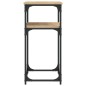 vidaXL Mesa consola madera de ingeniería roble Sonoma 75x35,5x75 cm vidaXL Mesa consola madera de ingeniería roble Sonoma 75x35,5x75 cm