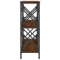 vidaXL Mesa consola madera de ingeniería marrón roble 100x28x80,5 cm vidaXL Mesa consola madera de ingeniería marrón roble 100x28x80,5 cm