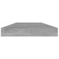 vidaXL Estante estantería 4uds contrachapada gris hormigón 40x10x1,5cm vidaXL Estante estantería 4uds contrachapada gris hormigón 40x10x1,5cm