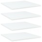 vidaXL Estante estantería 4uds madera contrachapada blanco 40x40x1,5cm vidaXL Estante estantería 4uds madera contrachapada blanco 40x40x1,5cm
