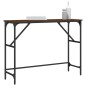 vidaXL Mesa consola madera de ingeniería marrón roble 100x32x75 cm vidaXL Mesa consola madera de ingeniería marrón roble 100x32x75 cm