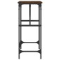 vidaXL Mesa consola madera de ingeniería marrón roble 100x32x75 cm vidaXL Mesa consola madera de ingeniería marrón roble 100x32x75 cm