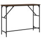 vidaXL Mesa consola madera de ingeniería marrón roble 100x32x75 cm vidaXL Mesa consola madera de ingeniería marrón roble 100x32x75 cm