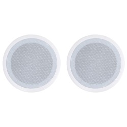 vidaXL Altavoces empotrables de pared y techo 2 unidades 80 W