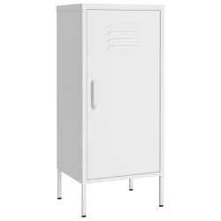 vidaXL Armario de almacenamiento acero blanco 42,5x35x101,5 cm