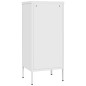 vidaXL Armario de almacenamiento acero blanco 42,5x35x101,5 cm vidaXL Armario de almacenamiento acero blanco 42,5x35x101,5 cm