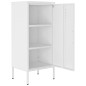 vidaXL Armario de almacenamiento acero blanco 42,5x35x101,5 cm vidaXL Armario de almacenamiento acero blanco 42,5x35x101,5 cm