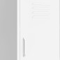 vidaXL Armario de almacenamiento acero blanco 42,5x35x101,5 cm vidaXL Armario de almacenamiento acero blanco 42,5x35x101,5 cm