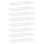 vidaXL Estantes de estantería 8 uds contrachapada blanco 40x20x1,5 cm vidaXL Estantes de estantería 8 uds contrachapada blanco 40x20x1,5 cm