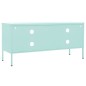 vidaXL Mueble para TV de acero verde menta 105x35x50 cm