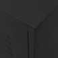 vidaXL Mueble para TV de acero negro 105x35x50 cm