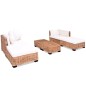vidaXL Juego de sofás de 16 piezas ratán natural vidaXL Juego de sofás de 16 piezas ratán natural