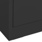 vidaXL Armario archivador de acero antracita 90x46x103 cm