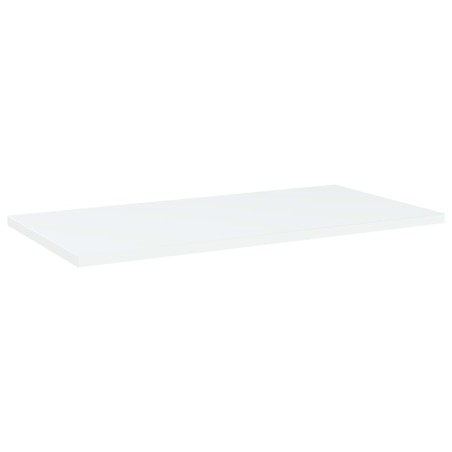 vidaXL Estantes para estantería 4 uds contrachapada blanco 60x30x1,5cm