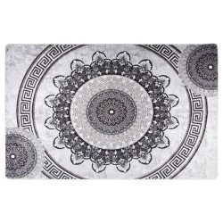 vidaXL Alfombra lavable antideslizante multicolor 160x230 cm