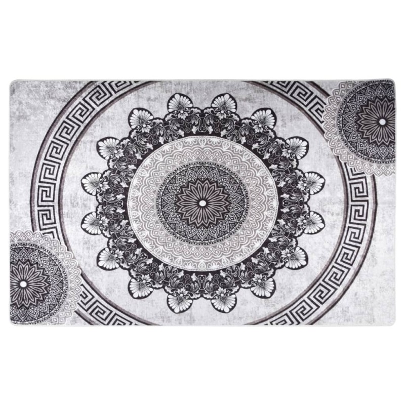 vidaXL Alfombra lavable antideslizante multicolor 160x230 cm vidaXL Alfombra lavable antideslizante multicolor 160x230 cm