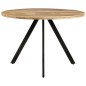 vidaXL Mesa de comedor madera maciza de mango 110x75 cm