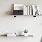 vidaXL Estante estantería 4uds contrachapada gris hormigón 80x20x1,5cm vidaXL Estante estantería 4uds contrachapada gris hormigón 80x20x1,5cm