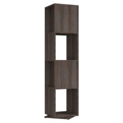 vidaXL Armario giratorio aglomerado gris y Sonoma 34,5x34,5x147,5 cm