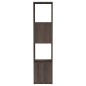 vidaXL Armario giratorio aglomerado gris y Sonoma 34,5x34,5x147,5 cm