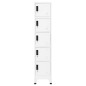 vidaXL Taquilla de acero blanco 38x40x180 cm vidaXL Taquilla de acero blanco 38x40x180 cm