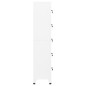 vidaXL Taquilla de acero blanco 38x40x180 cm vidaXL Taquilla de acero blanco 38x40x180 cm