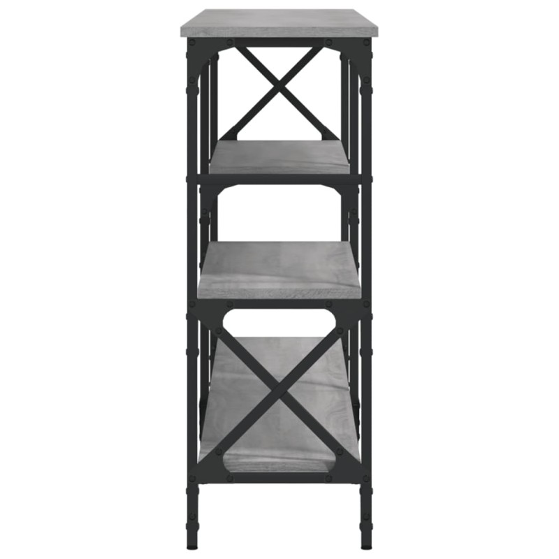 vidaXL Mesa consola madera de ingeniería gris Sonoma 180x29x76,5 cm vidaXL Mesa consola madera de ingeniería gris Sonoma 180x29x76,5 cm
